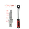 thumbnail image 4 of Radiator Ratchet Spanner Nipples Carbon Steel Stepped Wrench 1/2" Ratchet Handle For Radiator Valves Nipples Plugs Tank Connecto A Smile Home, 4 of 9