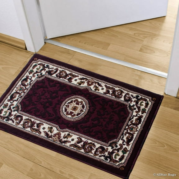 Allstar Doormat Accent Rug Woven High Quality High Density Double Shot Drop-Stitch Carving (2' 0" x 3' 3")