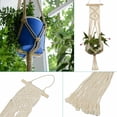 thumbnail image 3 of COSTYLE 2 Pack 41 Inches Macrame Plant Hanger Flower Pot Plant Holder for Indoor Outdoor Decorations, Large, 3 of 5