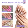 thumbnail image 3 of SAVILAND Monomer Acrylic Nail Liquid: 4 oz Acrylic Liquid Monomer with #12 Acrylic Nail Brush for Acrylic Powder Application, Non-Yellowing Acrylic Nail Monomer Liquid for DIY Home & Nail Salon Use, 3 of 9