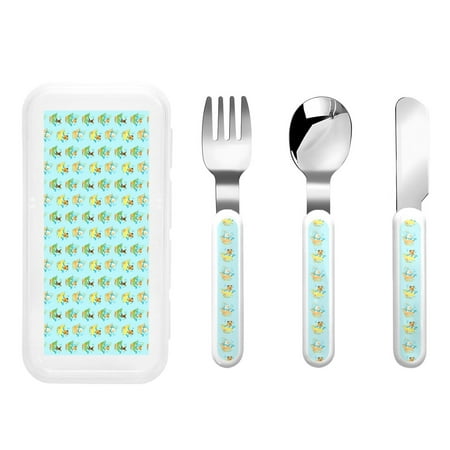 

Matuu Doggy In Bubble Bath for Stainless Steel Kids Cutlery and Toddler Flatware Kids Utensil Set includes Knives Forks Spoons Ideal for Home and Preschools