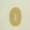 thumbnail image 1 of Package of 1, "0" 14 Inch X 1/2" MDF Numbers In The Goudy Heavy Font | Thick For Art & Craft Project, Made in USA, 1 of 1