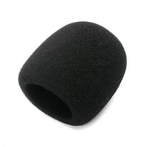 Supvox Reliable Microphone Windshield Microphone Cap Black Sponge 1Pcs Singing