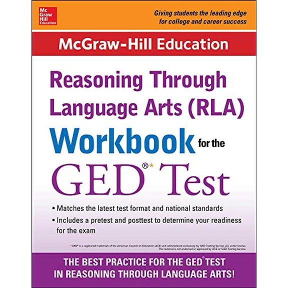 Pre-Owned McGraw-Hill Education Rla Workbook for the GED Test (Paperback) 0071841504 9780071841504