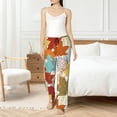 thumbnail image 6 of Lsque Fall Maple Leaves Print Women's Pajama Pants, Lounge Pant - Comfortable Home Wear,Elastic Waistband, Stylish Design-Small, 6 of 9