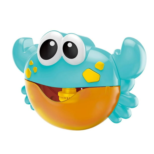 Juguete de baño perfecl para Bebés burbuja cangrejo Con Pulverización Automática azul