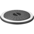 thumbnail image 2 of Vented, Easy Grip, Collapsible Microwave Cover, 10.5 Inch, Charcoal, 2 of 7