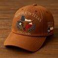 thumbnail image 6 of QASIEATN Women's Everyday Wear Accessories Cotton Baseball Cap for Women Fashion Texas Anniversary Printed Visor Hat Casual Comfortable Sports Sun Hat, 6 of 7