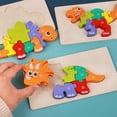 thumbnail image 1 of Rompecabezas para niños de 3 a 5 años, paquete de 3 rompecabezas de dinosaurios, juguetes para niños de 3 años, juguetes para niños de 2 a 4 años, regalos para niños y niñas de 3 años, rompe, 1 of 4