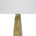 thumbnail image 3 of 28 Inch Resin Pyramid Table Lamp with Dimmer, White and Gold- Saltoro Sherpi, 3 of 5