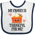 thumbnail image 3 of Inktastic Thanksgiving Thankful Family Boys or Girls Baby Bib, 3 of 4