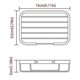 thumbnail image 4 of Soap Dish, Soap Dish For Shower , Stainless Steel Wall Mounted Bar Soap Holder For Bathroom Kitchen- Powerful Adhesive No Drilling, 4 of 4