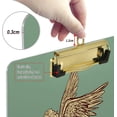 thumbnail image 4 of FMSHPON Beautiful Christmas Angel Clipboard Hardboard Wood Nursing Clip Board and Pull for Standard A4 Letter 13x9 inches, 4 of 8