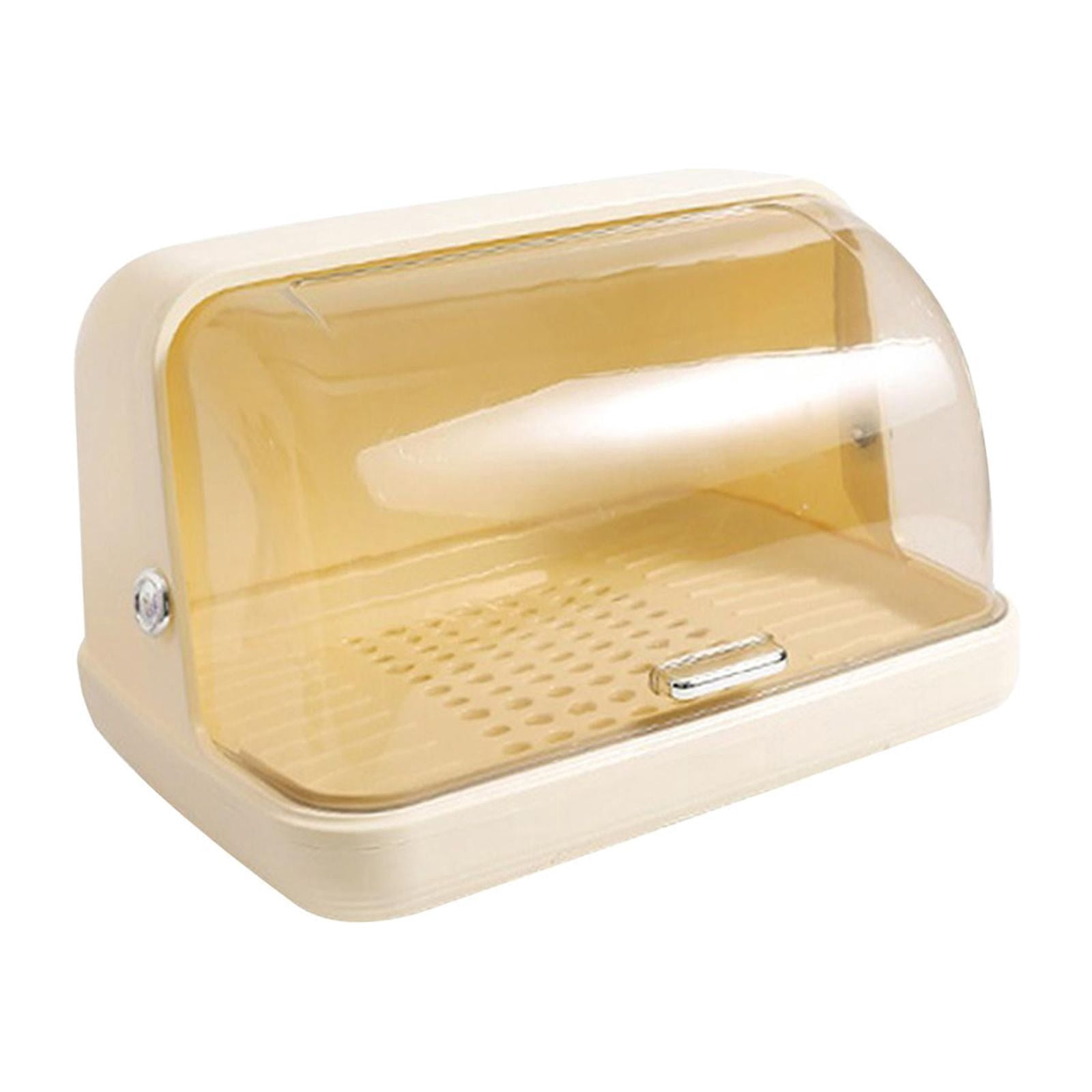 Baby Bottle Drying Rack Desktop Cup Storage Rack, Multipurpope Countertop Dustproof Cup Holder with Lid for Dinnerware Coffee Mug Chopsticks Creamy yellow