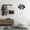 Black, variant on Clearance Wall stickers under $5,3D Mirror Wall Sticker Multicolor Flower Decal Home Room Art-Murals Decor