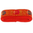 thumbnail image 4 of 7M Embroidery Jacquard Ribbon Clothing Flower Ribbons Crafts 1.77inch , Red, 4 of 8