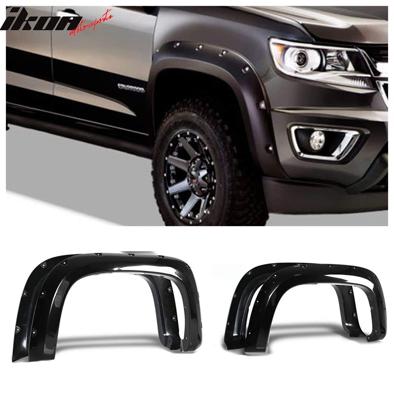 Compatible with 1518 CHEVY COLORADO PocketRiveted Style Fender Flares