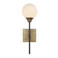 thumbnail image 4 of Trade Winds Retro 1-Light Sconce in English Bronze with Warm Brass, 4 of 4