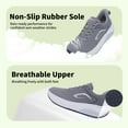 thumbnail image 4 of HI HATIDE Wide Toe Box Shoes Women Arch Support Walking Shoes for Plantar Fasciitis Wide Width Orthotic Tennis Sneakers, 4 of 11