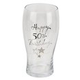 thumbnail image 2 of Oaktree Gifts 50th Birthday Pint Glass Gift, 2 of 3