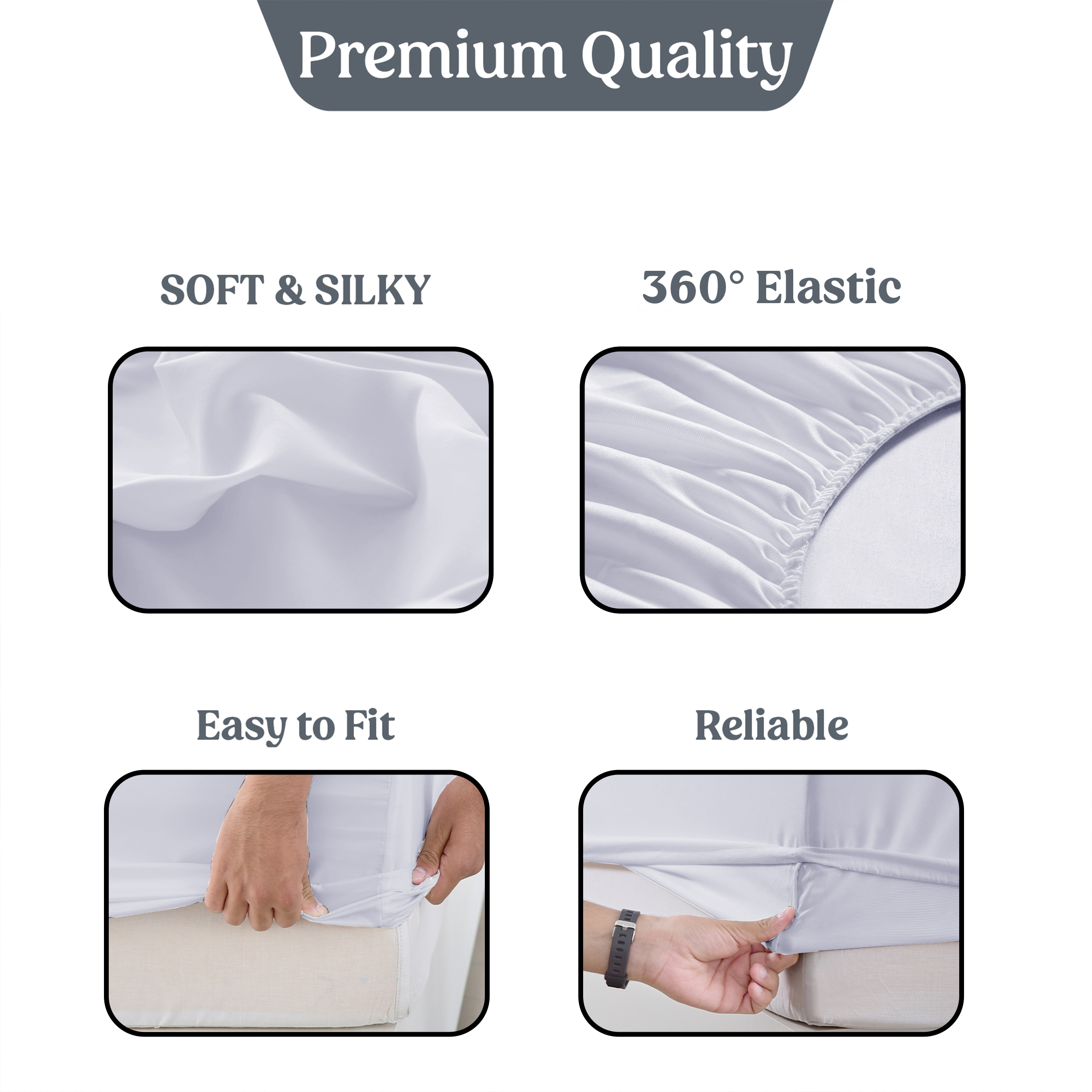 Lux Decor King Microfiber Fitted Sheet, Deep Pocket, White - Walmart.com