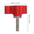 thumbnail image 2 of Phenofice Tee Wing Screw 4Pcs Red For Photography Sessions Thumb Screw Threaded Fasteners, 2 of 8