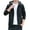 Black, variant on LEEy-world Mens Leather Jacket Men's Classic Hooded Puffer Parka Jacket Mens Warm Winter Coat Vegan Long Parka Winter Jacket Black,L
