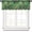 Marblefge2638, variant on Sheer Valance Curtains for Kitchen Living Room Decor, Mother''s Day Pink Flowers and Light Yellow Stripes Semi Sheer Curtain Voile Valance Rod Pocket Window Treatment Short Curtain Panel 54"x18"