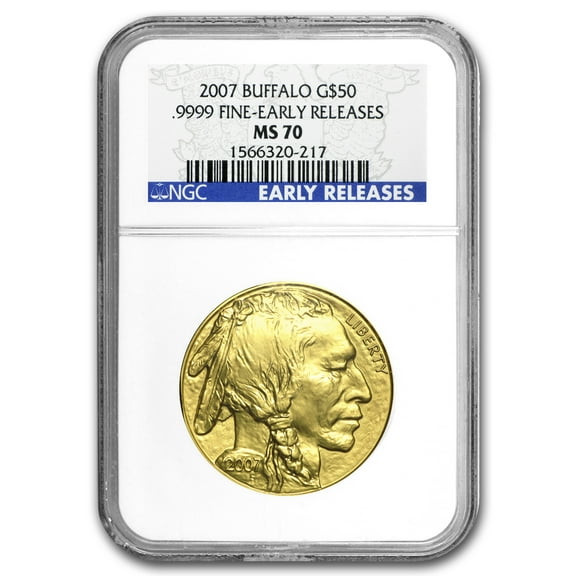 2007 1 oz Gold Buffalo MS-70 NGC (Early Releases)