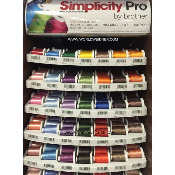 Brother Simplicity Pro Polyester Embroidery Thread