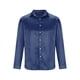 thumbnail image 3 of Blusa y camisa de manga larga con cuello vuelto para hombre, informal, de color liso, con botones, de lino, 3 of 5