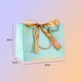 thumbnail image 3 of 10 Pieces, Paper Gift Bag, Gift Bags with Ribbon Bow, Paper Bags for Birthday Wedding Bridal Party Simple DIY Gift Bags, 25 * 20 * 12.5 cm, 3 of 4