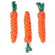 thumbnail image 1 of Cuerda para masticar zanahoria, juguete para perros, cuerda trenzada de tamaño pequeño, juguetes para perros, cachorro, 1 of 5
