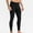 Black, variant on Leggings for Men Compression Low Waisted Yoga Pants Ankle Length Stretchy Athletic Workout Running Gym Tights