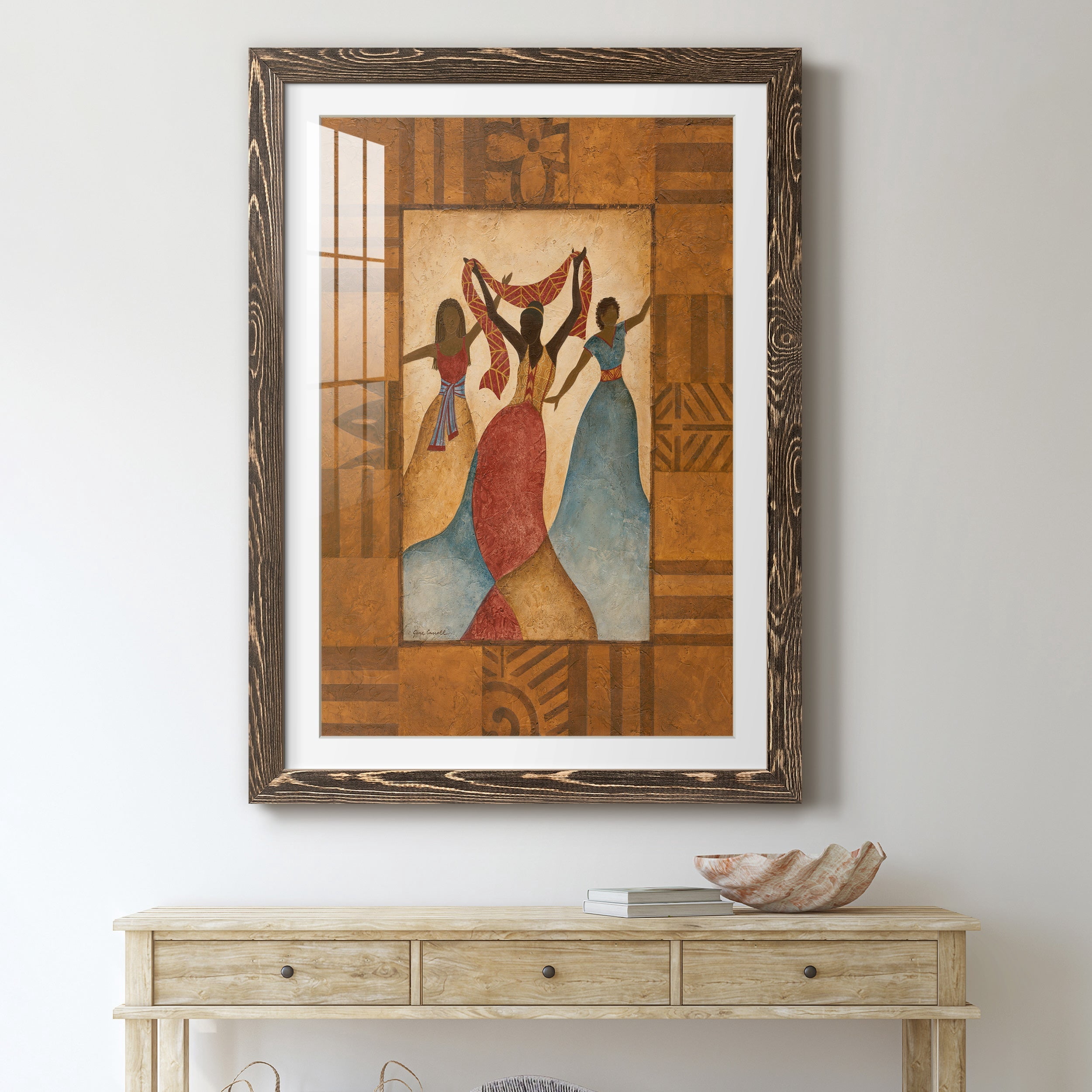 Rhythm - Premium Framed Print - Distressed Barnwood Frame - Ready to Hang