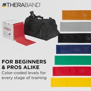 THERABAND Resistance Band, 25 YD Roll, Silver, Super Heavy Thickness, 10.2 LBS Resistance, Level 7, Non-Latex