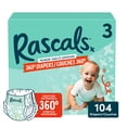 thumbnail image 1 of Couches Rascals Premium 360, Taille 3, 104 unités, 1 of 10