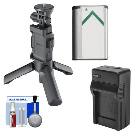 Sony VCT-STG1 Shooting Grip + Mini Tripod for AS50, AS200V, AS300, X1000V, X3000 Action Cams with NP-BX1 Battery + Charger +