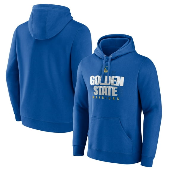 Men's Royal Golden State Warriors Pick & Roll Coverage Pullover Hoodie