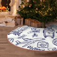 thumbnail image 5 of Sikiie World Travel2 Nativity Christmas Tree Skirt, Jesus Christian Winter Holiday Tree Mat Decoration(30-48IN)36", 5 of 6