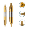 thumbnail image 3 of High-Speed Steel Center Drill 7-Piece Set 1.0mm 1.5mm 2.0mm 3.5mm 4.0mm 5.0mm for Lathe Metal Processing, 3 of 6
