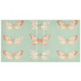 thumbnail image 2 of Butterflies Pattern 12.4x10.6in PVC Round Ring Binder, D-Ring 3-Hole, Metal Clip, 200 Sheets, 2 of 10