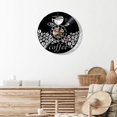 thumbnail image 4 of Reloj de pared con disco de vinilo silencioso creativo, decoración de pared Café Zulema Reloj de pared, 4 of 8