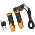 thumbnail image 1 of Puños de acelerador giratorios universales con detalles dorados y llaves de 12 V a 99 V para bicicletas y scooters eléctricos, 1 of 8