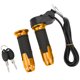 thumbnail image 1 of 1 par de empuñaduras de acelerador de 12 V? 99 V manillar de agarre de acelerador de giro universal con llaves para scooter de bicicleta eléctricaOro, 1 of 8