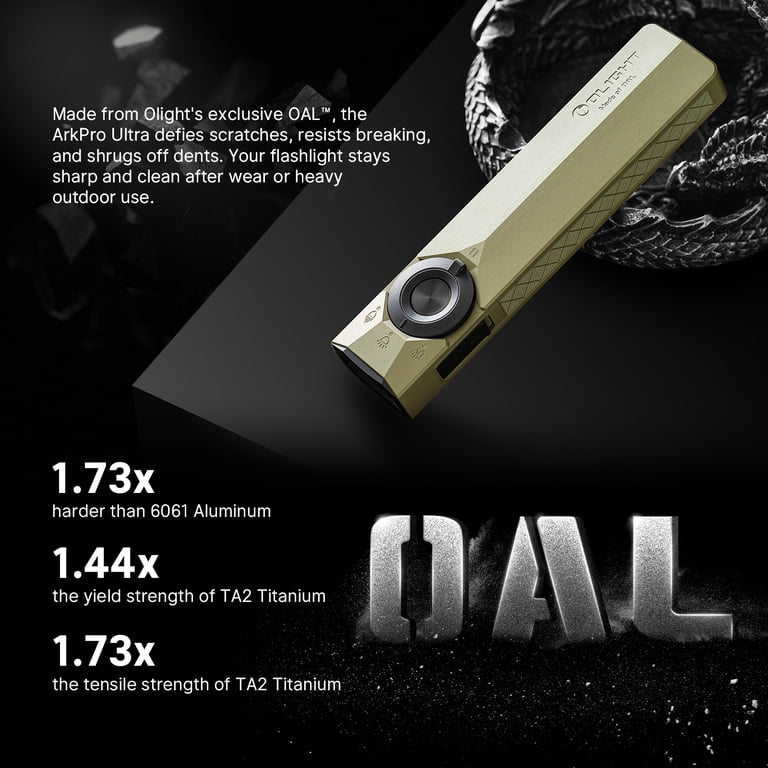 OLlGHT ArkPro Ultra EDc Flat Flashlight Rechargeable Portable