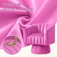 thumbnail image 6 of Korser 360° Swivel Accent Chair with Velvet Upholstered Swivel Barrel Chairs for Living Room, Bedroom,Rose Pink, 6 of 8
