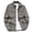Gray, variant on Turn Down Collar Multi Pocket Work Jacket Men Button Closure Durable Casual Workwear Jacket Army Green M