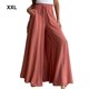 thumbnail image 5 of Qarigey Pantalones de pierna ancha fluidos para mujer - Para el hogar o de viaje Pantalones de pierna de estilo delgado fluidos Prendas para la parte inferior del cuerpo Naranja,1 2XL, 5 of 6