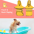 thumbnail image 4 of Dog Raincoat Waterproof Adjustable Dog Rain Jacket with Hood, 4 of 5